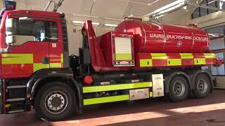 DAY CREWED Fire Station TURNOUT SYSTEM  Buckinghamshire Fire amp Rescue Service  Gerrards Cross [upl. by Abihsat]