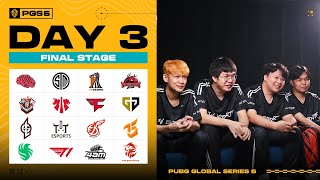 🔴Live สด PUBG GLOBAL SERIES 6  FINAL STAGE DAY 3 [upl. by Donn]