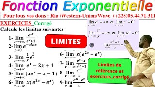 LIMITES Exponentielle NépérienneLes limites de références et limitescodes et secrets [upl. by Mukul]