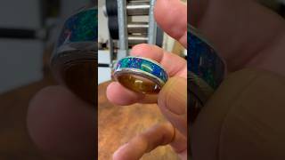 Making weddingrings that looks like a Galaxies for a pair of legends handmade [upl. by Rutan]