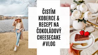 ČISTÍM KOBERCE amp RECEPT NA ČOKOLÁDOVÝ CHEESECAKE VLOG [upl. by Ylesara495]