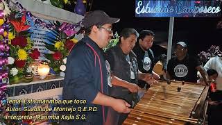 Esta marimba que toco  Cementerio de Jacaltenango 01112024 [upl. by Delphinia261]