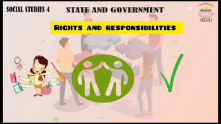 Rights amp RESponsibilities of a citizen  social studies  class 4 [upl. by Fang]