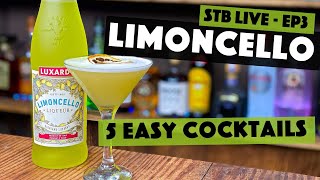 5 awesome LIMONCELLO Cocktails  StB Live  Ep3 [upl. by Selimah]