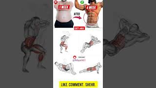 😱🔥Six pack Abs workout at home fat loss shortsfeed shorts youtubeshorts fitness [upl. by Spevek]