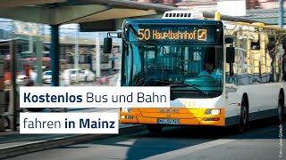 Ab Juli kannst du kostenlos Bus und Bahn fahren in Mainz [upl. by Haduj]