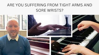 Helpful hints amp professional advice to help alleviate tight armssore wrists piano pianist tips [upl. by Reddin]