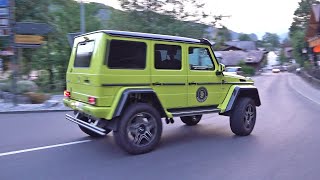 MercedesBenz G500 4x4²  Driving on the Road [upl. by Namhcan]