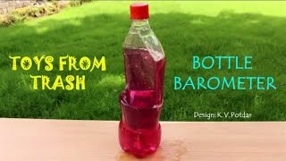 Bottle Barometer  English  Coke Bottle Fun [upl. by Ayanaj]