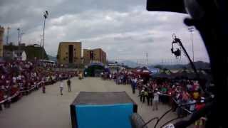 Amazing downhill ride by Marcelo Gutierrez at the Manizales Urban Race [upl. by Bhayani180]