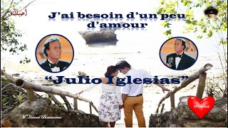 quotJai besoin dun peu damourquot avec paroles Julio Iglesias [upl. by Kylander]