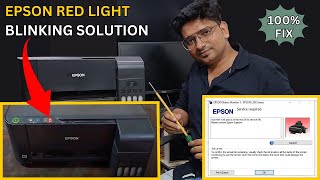 How To Fix Epson L3210 L3215 L3250 L3216 L3110 Red Light Blinking [upl. by Hilary]