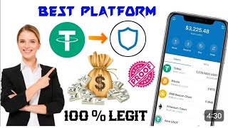 New Usdt Mining Site  usdt earning site  usdt mining app  trx cloud mining  usdt investment 2024 [upl. by Ttegirb]