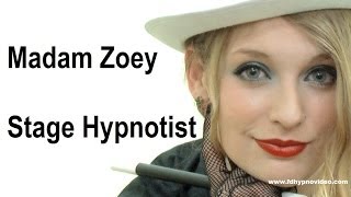 Stage Hypnotist Madam Zoey  Female Hypno Spy Special hypnosis femalehypnotist stagehypnosis [upl. by Ahsiad]