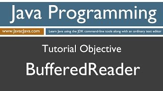 Learn Java Programming  BufferedReader Tutorial [upl. by Hatnamas]