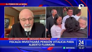 Alberto Fujimori Fiscalía investiga presuntas irregularidades en pensión vitalicia a expresidente [upl. by Notnerb]