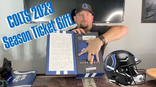 2023 Colts Season Ticket Gift UNBOXING [upl. by Airbmac]