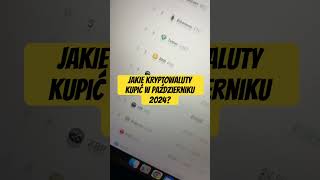 JAKIE KRYPTOWALUTY KUPIĆ W PAŹDZIERNIKU 2024 shorts [upl. by Nekcerb178]