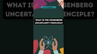 What is Heisenberg Uncertainty Principle  U A Academy  Funchemistry223 [upl. by Ainirtac]