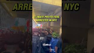 ARRESTED Climate protesters arrested after blocking entrances to Federal Reserve [upl. by Moises]