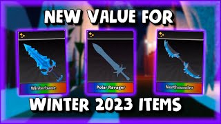 New Value List Update For Winter 2023 Items Survive The Killer [upl. by Ainak]