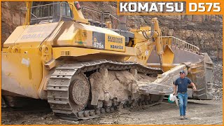 KOMATSU D575A The King of Construction and Mining Sites [upl. by Harutek]