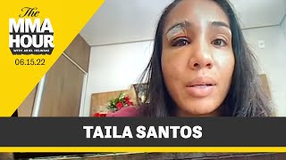 Taila Santos Maintains She Beat Valentina Shevchenko at UFC 275  MMA Fighting [upl. by Pollyanna]