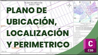 Como elaborar un plano de ubicación localización y perímetro [upl. by Aaren]