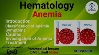 Anemia  Classification of Anemia  Normocytic Macrocytic Microcytic Anemia  Hematology Lecture [upl. by Georgy364]