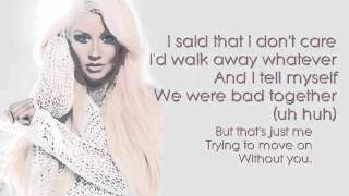 JUST A FOOL Video Lyrics  Christina Aguilera [upl. by Coumas]