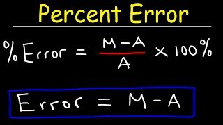 Percent Error Made Easy [upl. by Harday753]