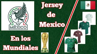 camisetas de futbol de mexico en los mundiales [upl. by Elsinore]