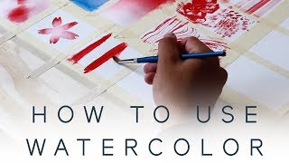 WATERCOLOR TUTORIAL  Wet on Dry Techniques  Part TWO [upl. by Ecirtam]