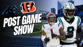 Carolina Panthers vs Cincinnati Bengals  LIVE REACTION POST GAME SHOW [upl. by Enelyk172]