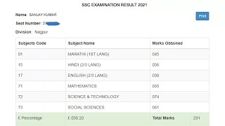 Maharashtra Board SSC Result 2021 Kaise Dekhe  Maharashtra Board 10th result 2021 Kaise Dekhe [upl. by Jacklin]