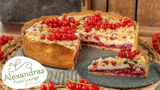 Johannisbeer Quark Kuchen Super lecker johanisbeerkuchen quarkkuchen [upl. by Ralleigh849]