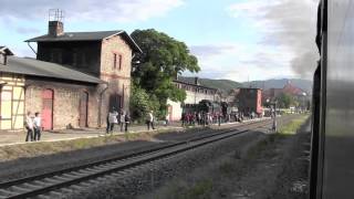 Mit der Dampflok BR 44 1486 von Hannover nach wernigerodeJumbo Dampfsonderzug zum HSB Fest [upl. by Farra585]