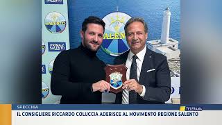 Il consigliere Riccardo Coluccia aderisce al Movimento Regione Salento [upl. by Dewhirst]