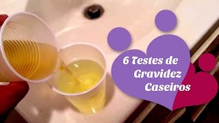 6 TESTES DE GRAVIDEZ CASEIROS [upl. by Hammerskjold]