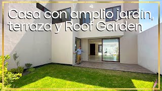 I1854 Casa en venta en Metepec con jardín amplio y Roof Garden [upl. by Lund110]