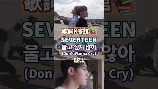 不教音樂來教韓文😆SEVENTEEN ‘Don’t Wanna Cry’ kpop music 韓文 seventeen [upl. by Gundry338]