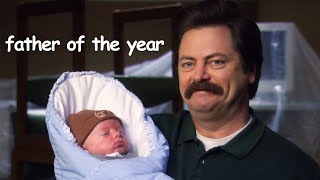 Ron Swanson Father of the Year  Parks and Recreation  Comedy Bites [upl. by Chu789]