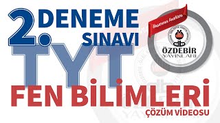 ARALIK 2023  TYT 2 DENEME SINAVI FEN BİLİMLERİ ÇÖZÜM VİDEOLARI [upl. by Limber]