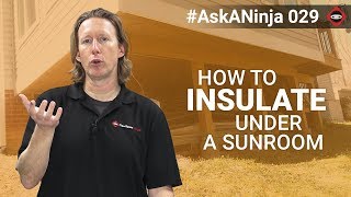 How to Insulate Under a Sunroom  Do You Need a Crawl Space Dehumidifier [upl. by Reyem]