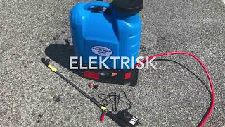 Elektrisk sprøyte  16 liter  weeno [upl. by Aggri]