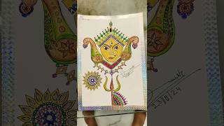 Durga Maa drawing [upl. by Serle]