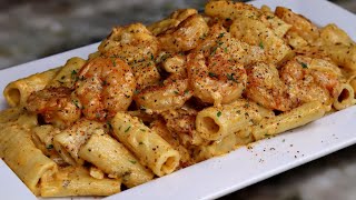 The Secret To Make A Delicious Creamy Shrimp Pasta Recipe  30 Minute Meal [upl. by Shah908]