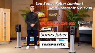 KMDB Loa Sonus Faber Lumina I  Ampli Marantz NR 1200  Ấm Áp  Tinh Tế  Giá Combo KM 32tr [upl. by Dace]