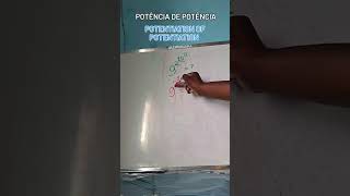 Potência de Potência  potentiation of potentiationreels dicasmatemática mathtips matemática [upl. by Eudoxia]