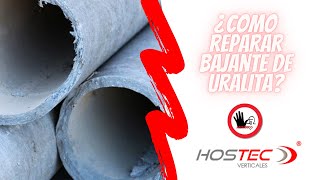 ¿Cómo Reparar o cambiar bajante de Uralita Bajantes de Fibrocemento  Hostec [upl. by Nnave]